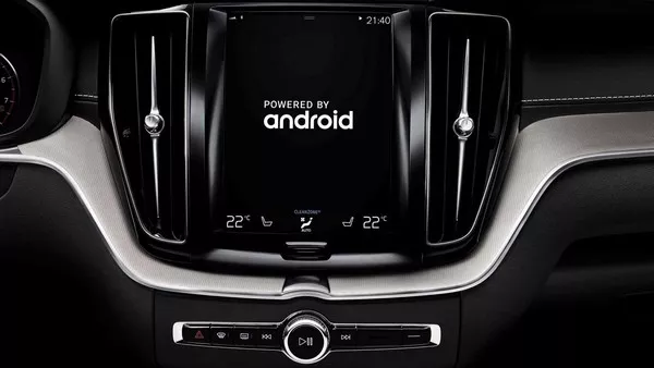 The 1st Android-based infotainment system will be released a few years later Volvo Android-based infotainment system