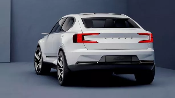 angular rear of the Volvo 40.2 Concept