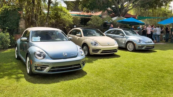 VW Beetles on the Puebla factory grounds