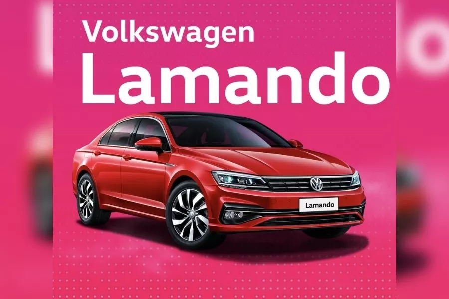 A picture of the VW Lamando sedan