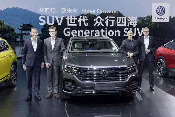 Volkswagen Touareg 2019 revealed in China