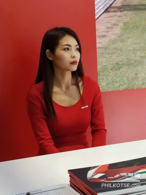 Ducati girl Shanghai Auto Show