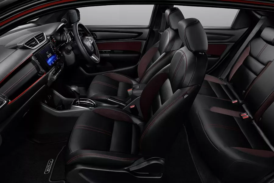 A Picture of the Honda WR-V's interior