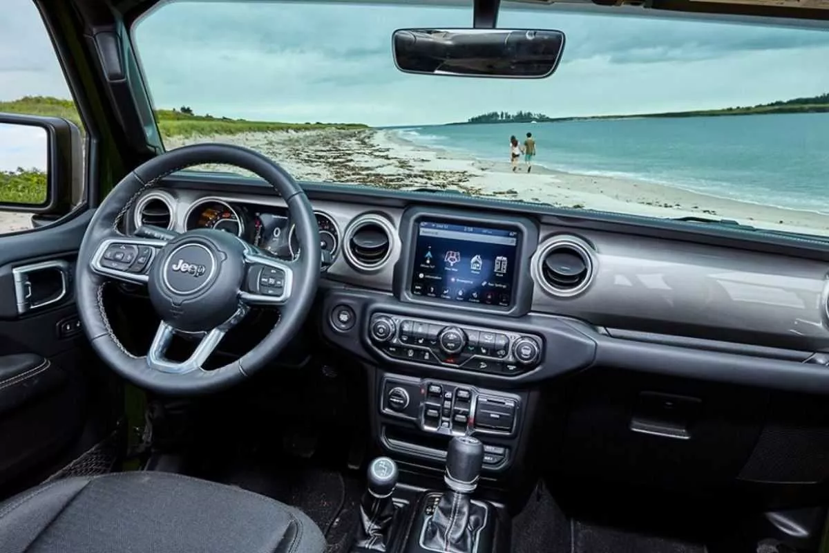 A picture of the interior of the 