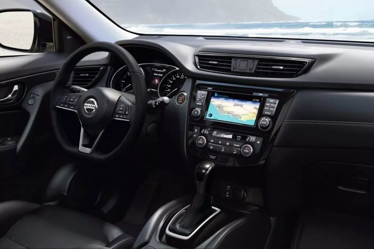A picture of the X-Trail's interior