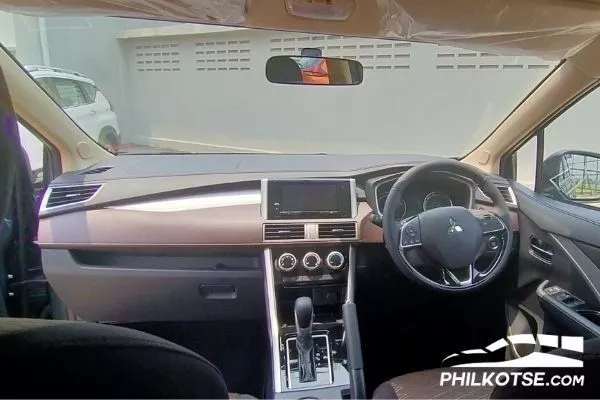 A picture of the interior of the Xpander Cross