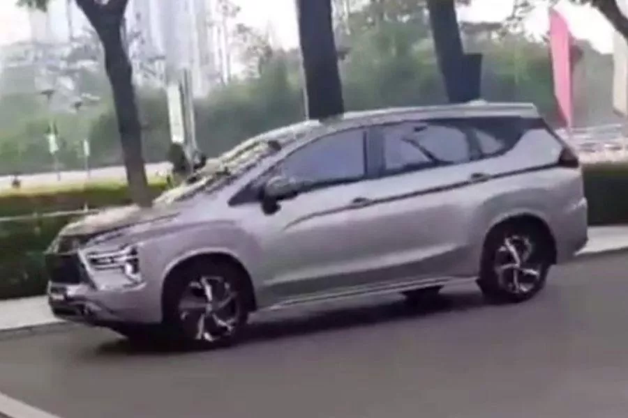 A picture of the updated Mitsubishi Xpander