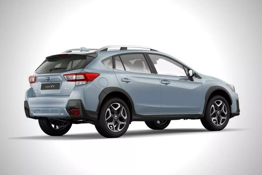 The outgoing Subaru XV from the rear A picture of the old Subaru XV's rear end