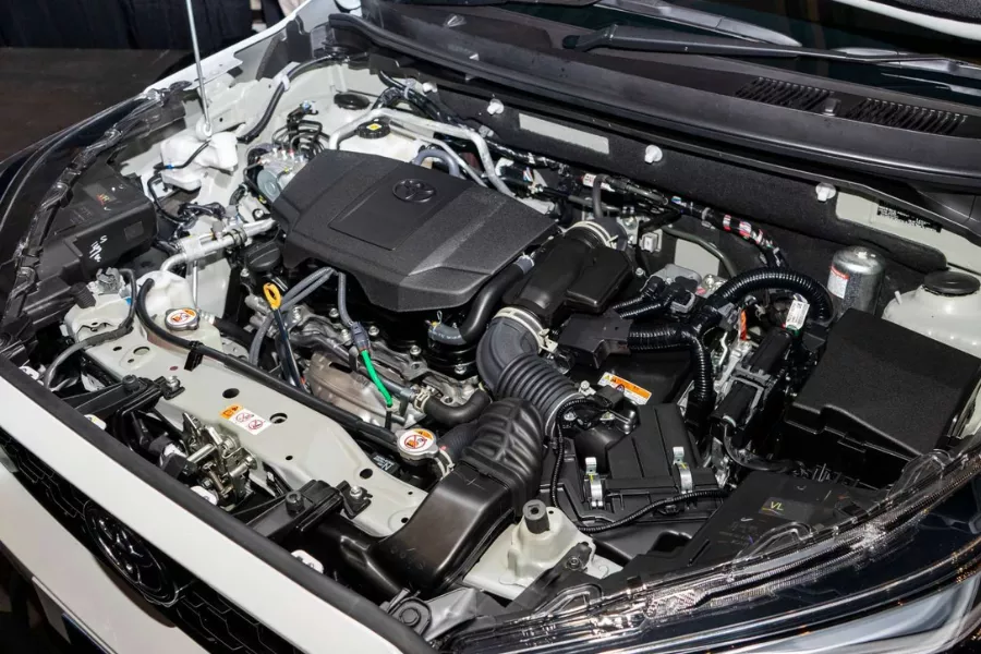 A picture of Yaris Cross engine bay