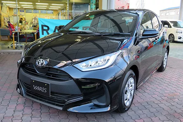 A picture of the TNGA based Japan only Toyota Yaris