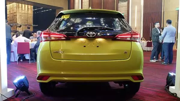 Toyota Yaris 2018 rear view