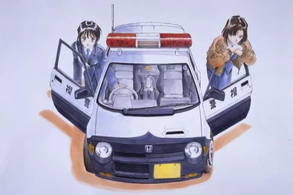 Miyuki and Natsumi with Honda Today