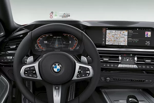 BMW Z4 2019 dashboard area