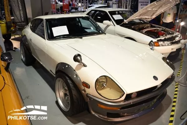 A picture of a 70's era Datsun 240Z