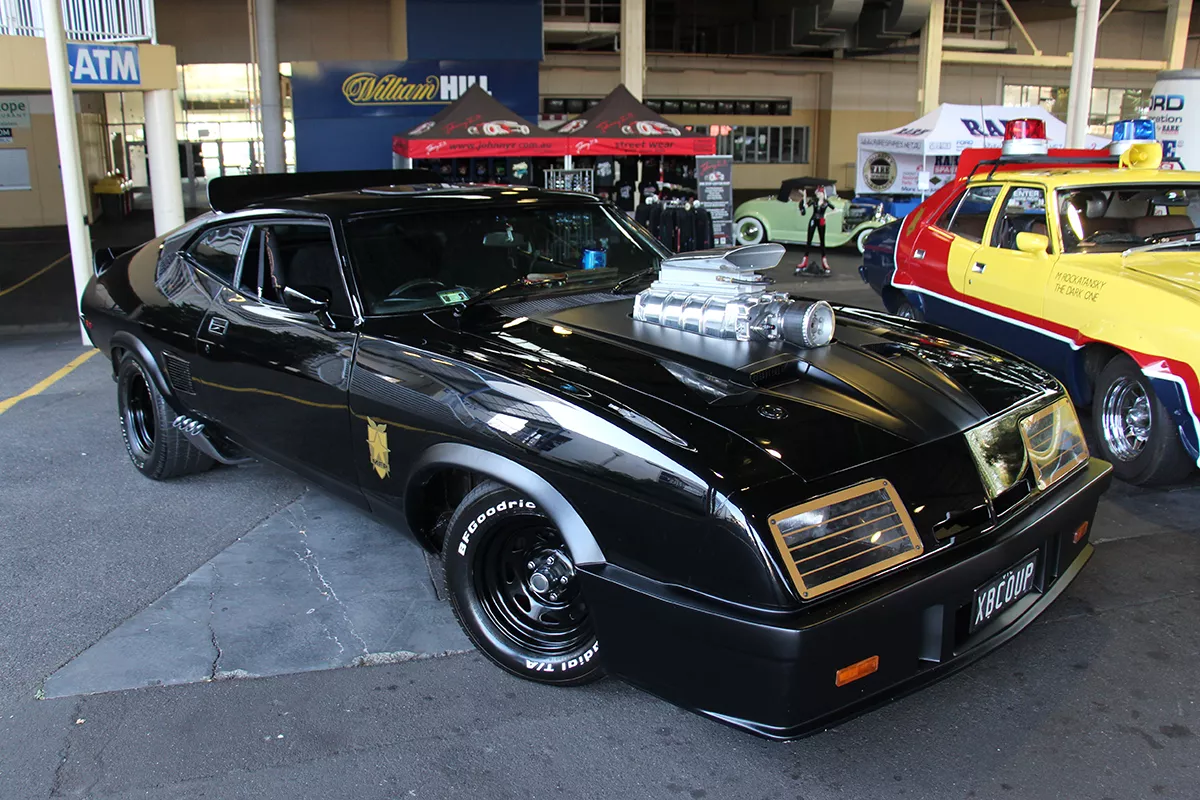 A picture of the Mad Max car