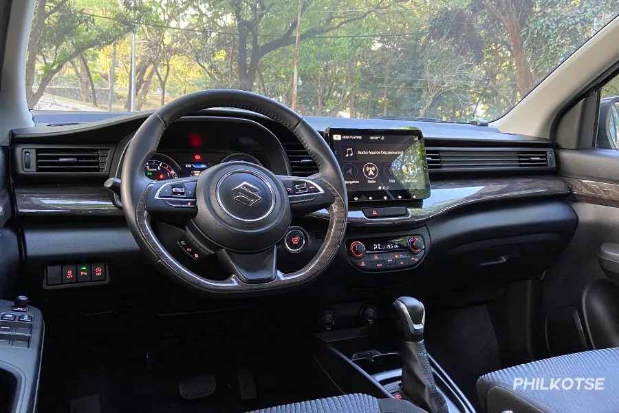 Ertiga Hybrid's cockpit