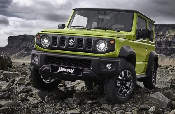 Suzuki Jimny on rocks