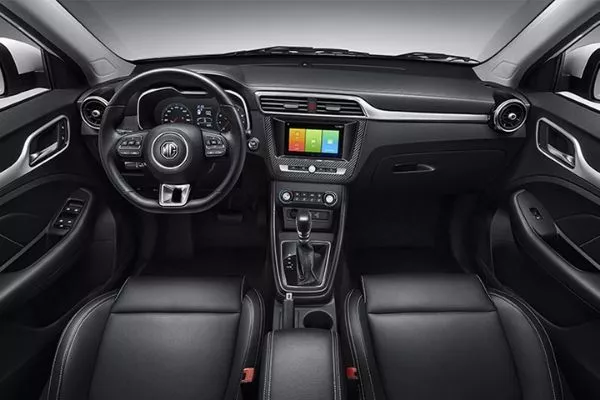 A picture of the MG ZS's interior.