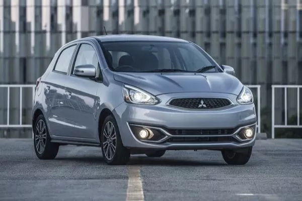 2020-mitsubishi-mirage-on-the-road