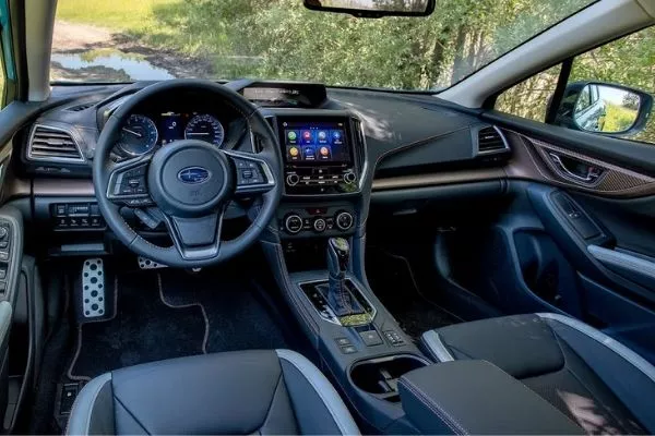A picture of the Subaru XV's interior