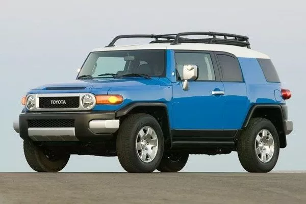 2020 Toyota FJ Cruiser on the road