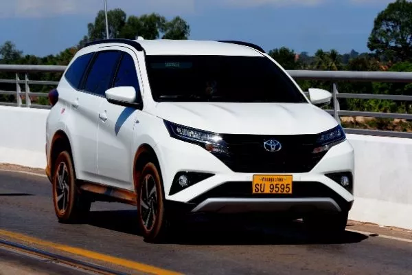 2020 Toyota Rush on the road