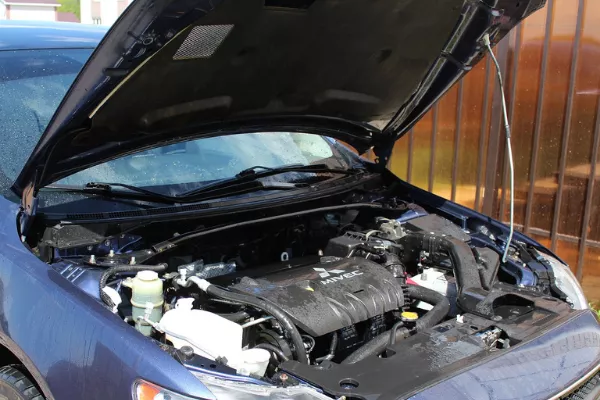 Photo of car engine bay