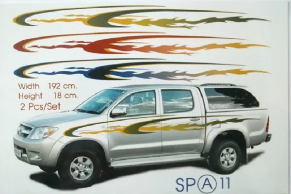 If requested, authorized service centers will provide stamps, logos, and metallic letters. car stamps, logos