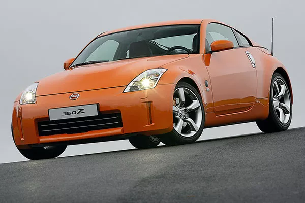 Nissan 350z on the road 