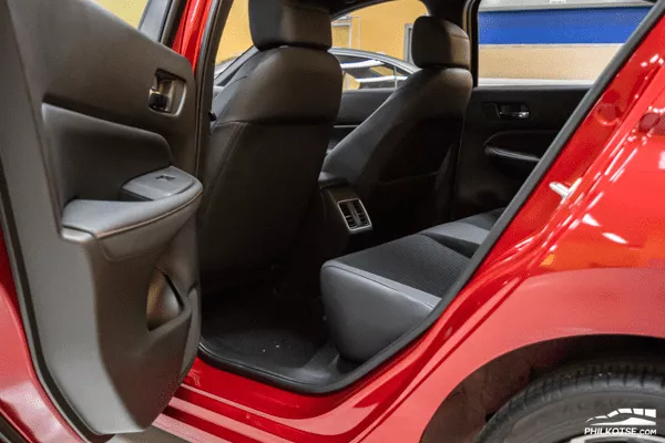 Honda City rear legroom