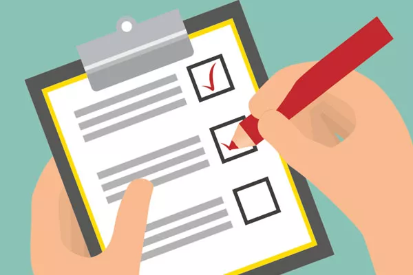 Prepare a simple checklist of the things you want to inspect before the test drive doing a checklist