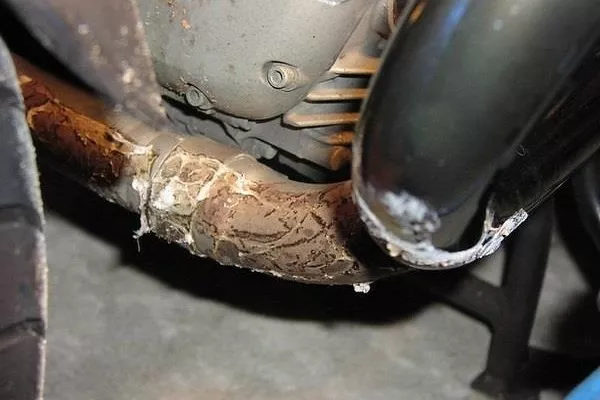 melted plastic in the car