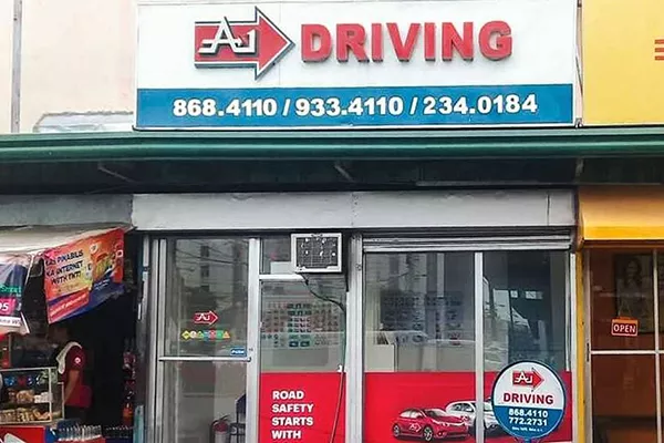 An A-1 Driving branch located in Madonson's Square, San Pedro, Laguna A picture of an A-1 Driving school branch in San Pedro Laguna