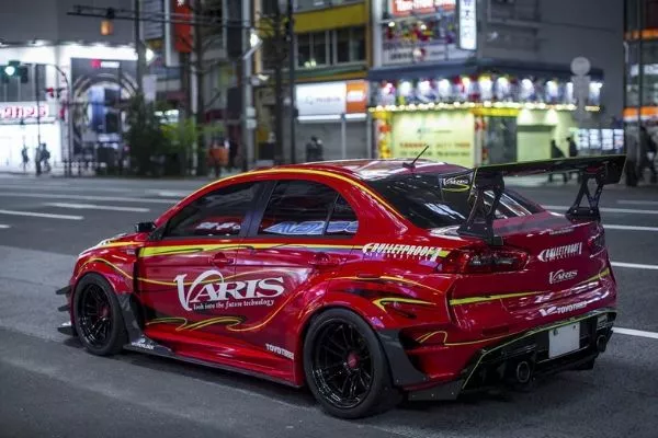 Aero kit on car 