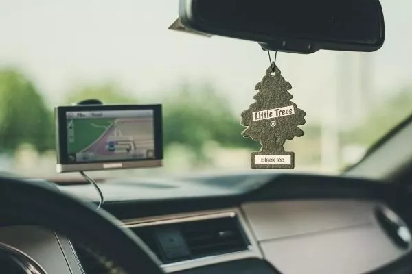 Air freshener in a car