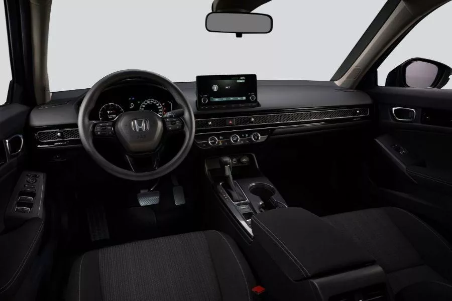 A picture of the Honda Civic V Turbo's interior