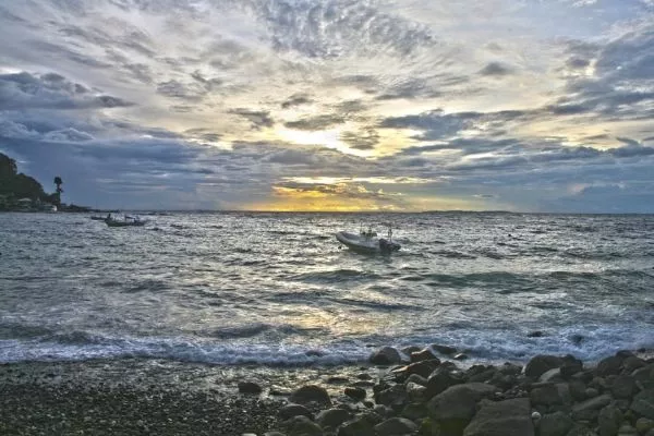 A picture of sunset in Anilao Batangas