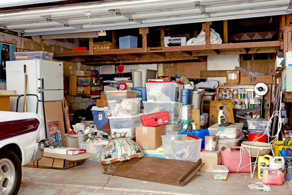 Messy garage