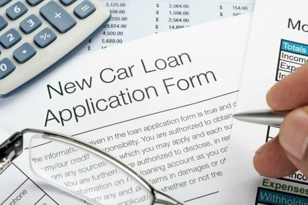 new car loan application form