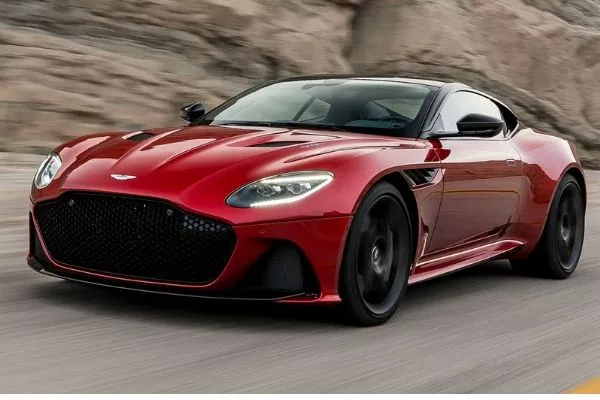 Aston Martin DBS SUperleggera on the Road