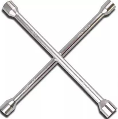 4-way lug wrench or tire spanner