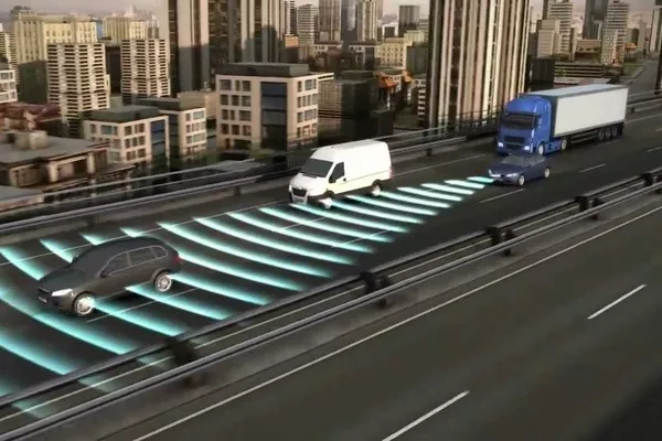 Adaptive cruise control is also referred to as the autonomous cruise control or radar cruise control Adaptive cruise control illustration