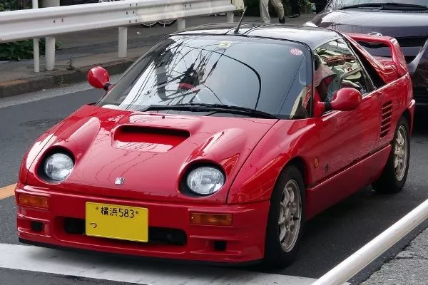 Behold! The cutest 2-door sports car ever. Squeee! A picture of the Autozam AZ-1