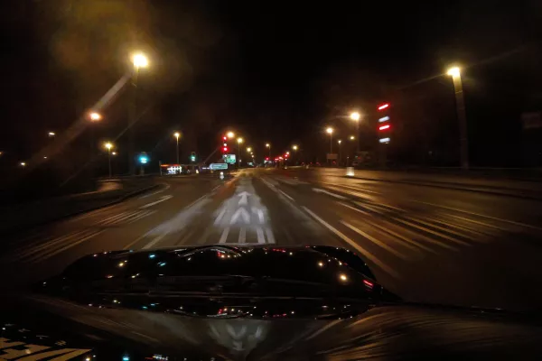 driving at night