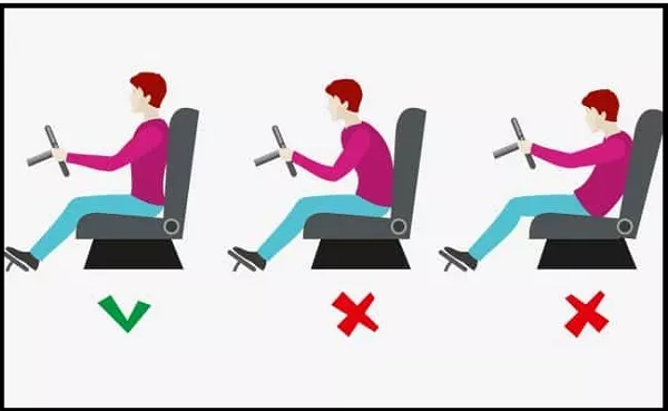 right driving position