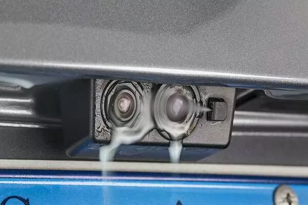 Identify what mess are you likely to wipe off from the lens Backup camera being washed