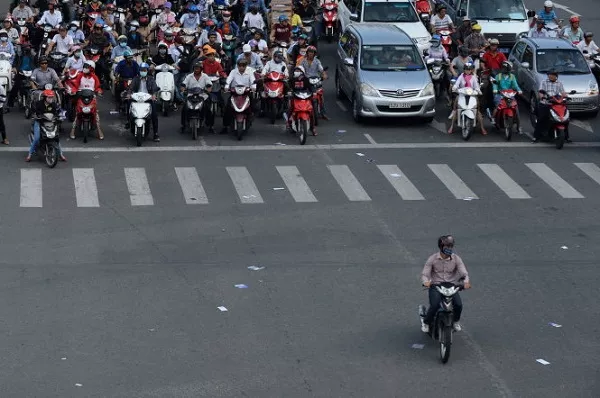 Passing the red light 