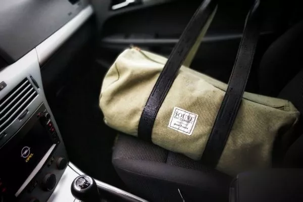 Bag in car 