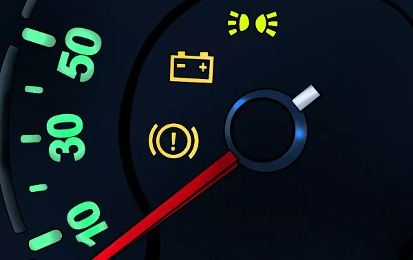 Be careful! Your car battery light is on car battery light is on