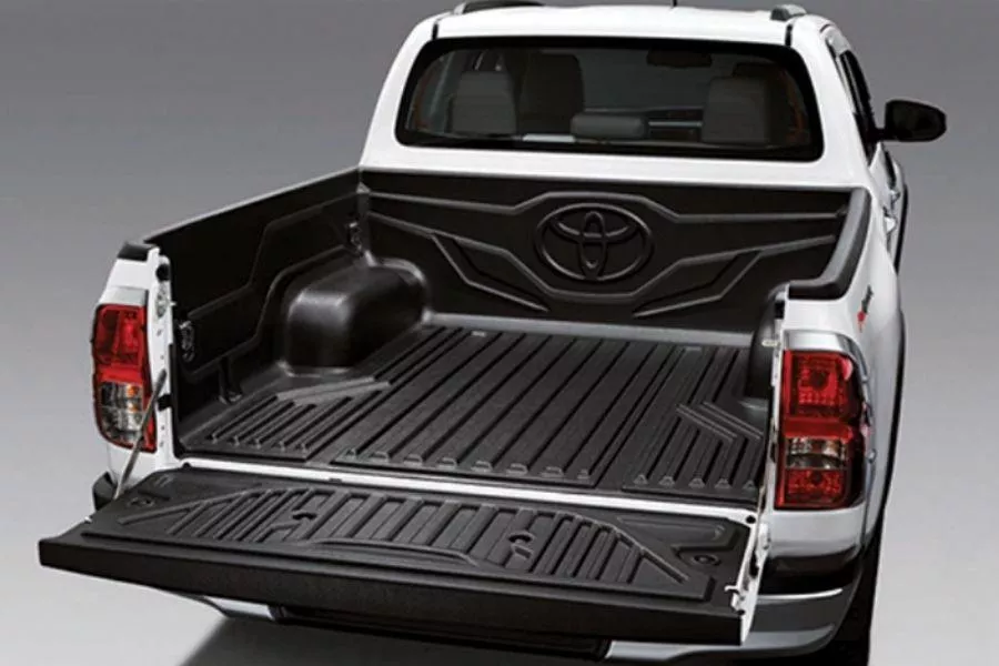 A picture of the official Toyota Hilux bedliner